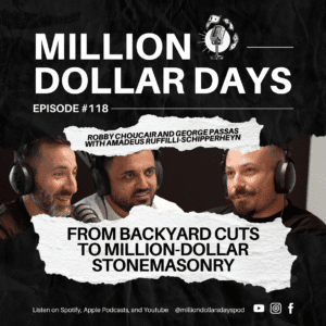 Scaling ultra high-end stonemasonry from small backyard cuts to a million-dollar business, with systems for quality control, team growth, and premium project delivery.