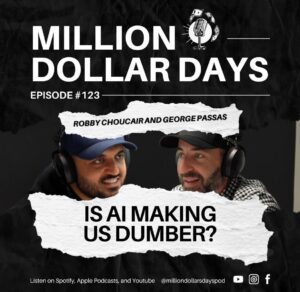 Episode 123 discussing if AI is making people dumber.