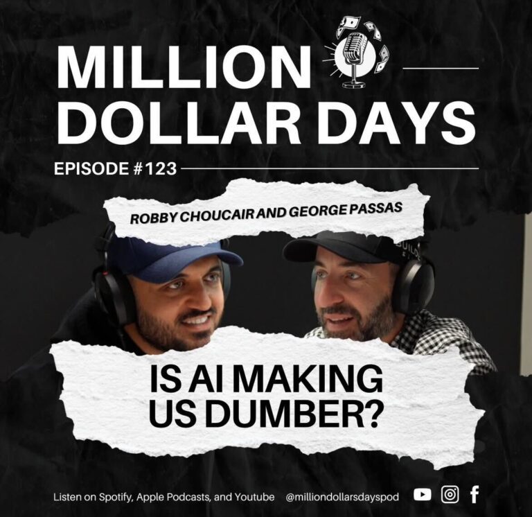 Episode 123 discussing if AI is making people dumber.