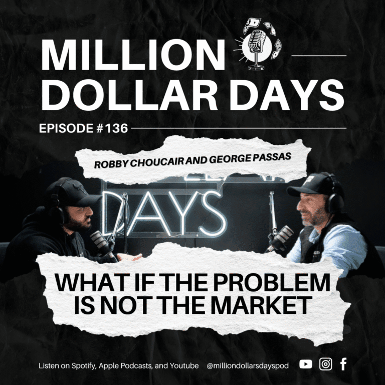 Million Dollar Days podcast Episode 136 cover art exploring whether builders are the real obstacle to business growth